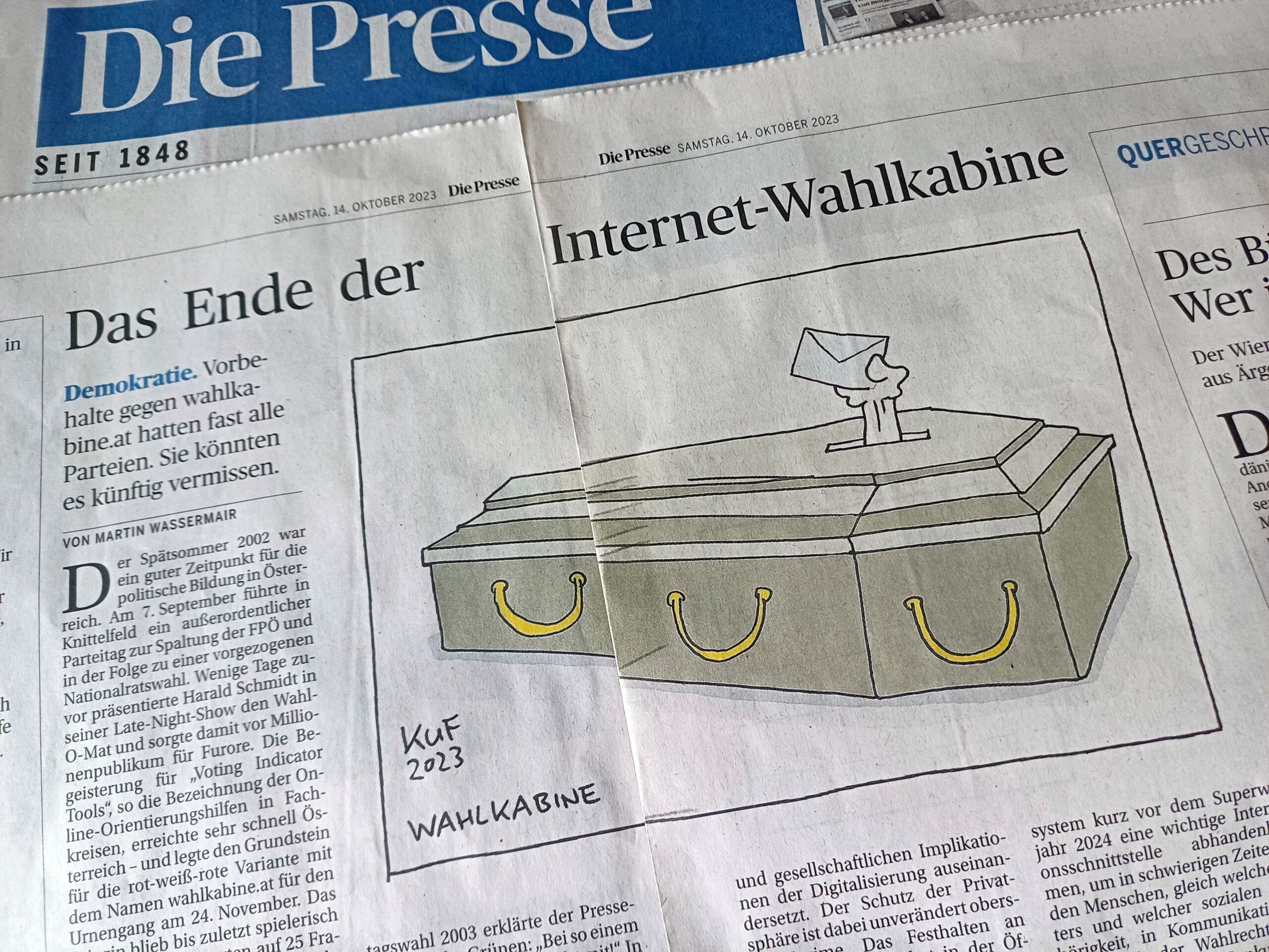 Internet-Wahlkabine: Eine Entblößung der österreichischen Parteiendemokratie