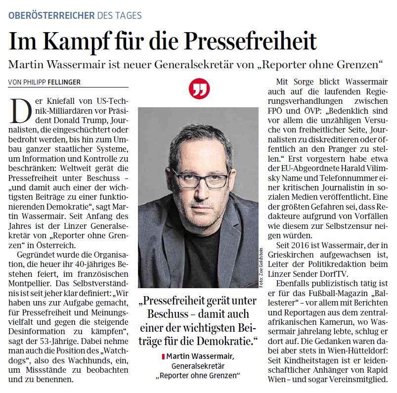 Im Kampf für die Pressefreiheit